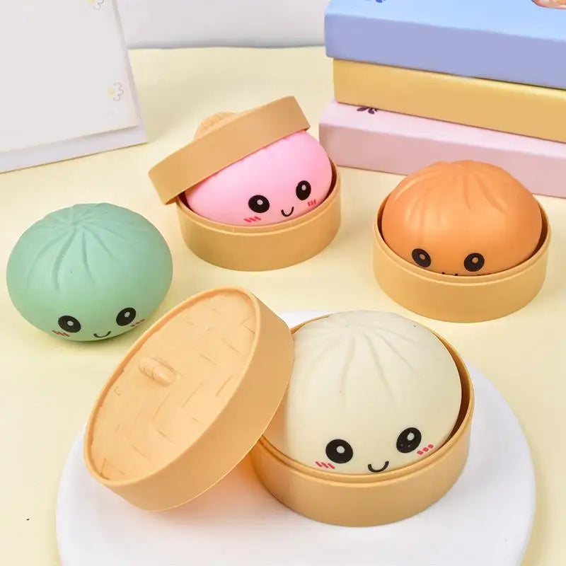 Creative Dumpling Simulation Stress Ball Soft Pressure Toy Realistic Qme