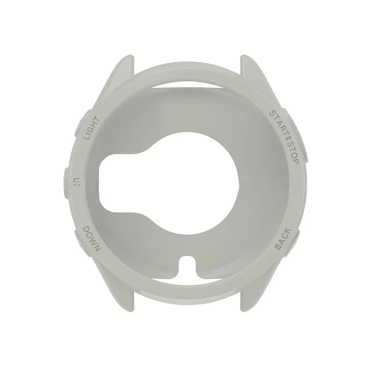 Silicone Case for Garmin Forerunner 965 Anti-scratch Protection Cover for Garmin 965 Soft Protector Bumper Shell Accessories Qme Milky White for Forerunner 965