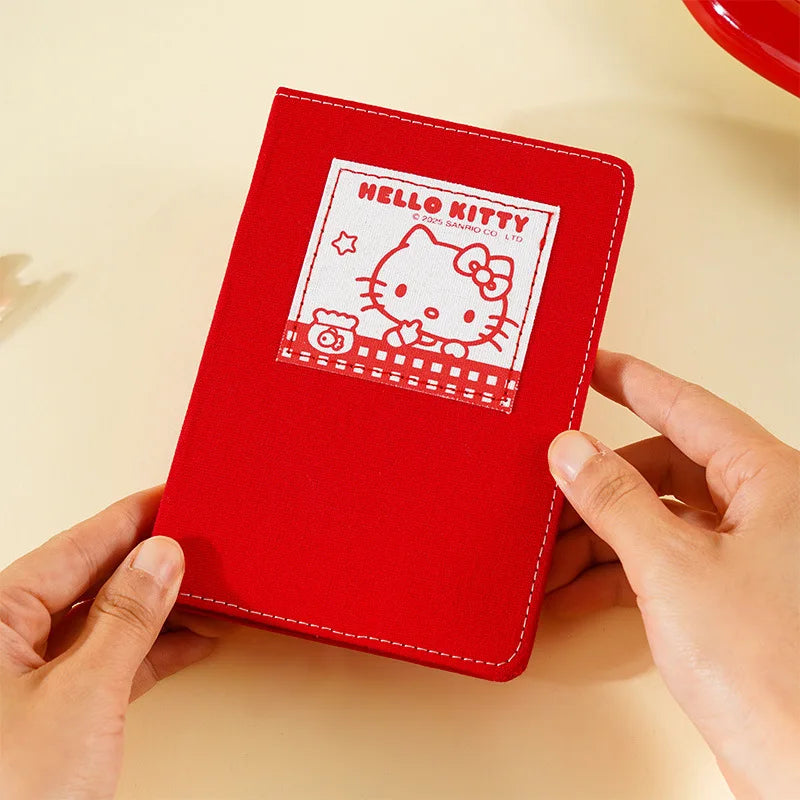 Hello Kitty New Fabric Notebook Stylish A6 Colorful Planner Cute Student Notebook Journal Qme