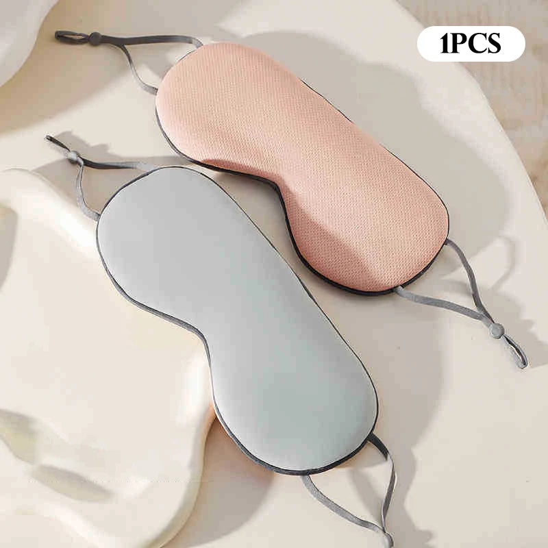 Weighted Gravity Eye Mask Comfortable Light-blocking Headband Deep Qme Pink 1
