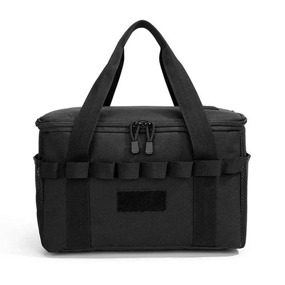 Outdoor Camping Storage Bag Large-capacity Tactical Bag Multi-Functional Gas Tank Picnic Cookware Utensils Organizer Bag Qme A