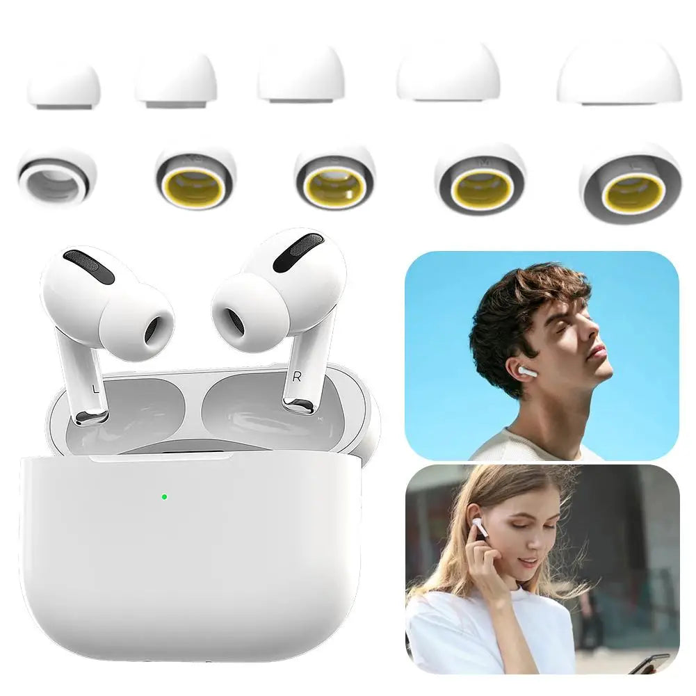 For Apple AirPods Pro 3 Ear Tips Buds Replacement Rubber Eartips Soft Silicone Earbuds Covers Accessories For AirPods Pro 3 Qme