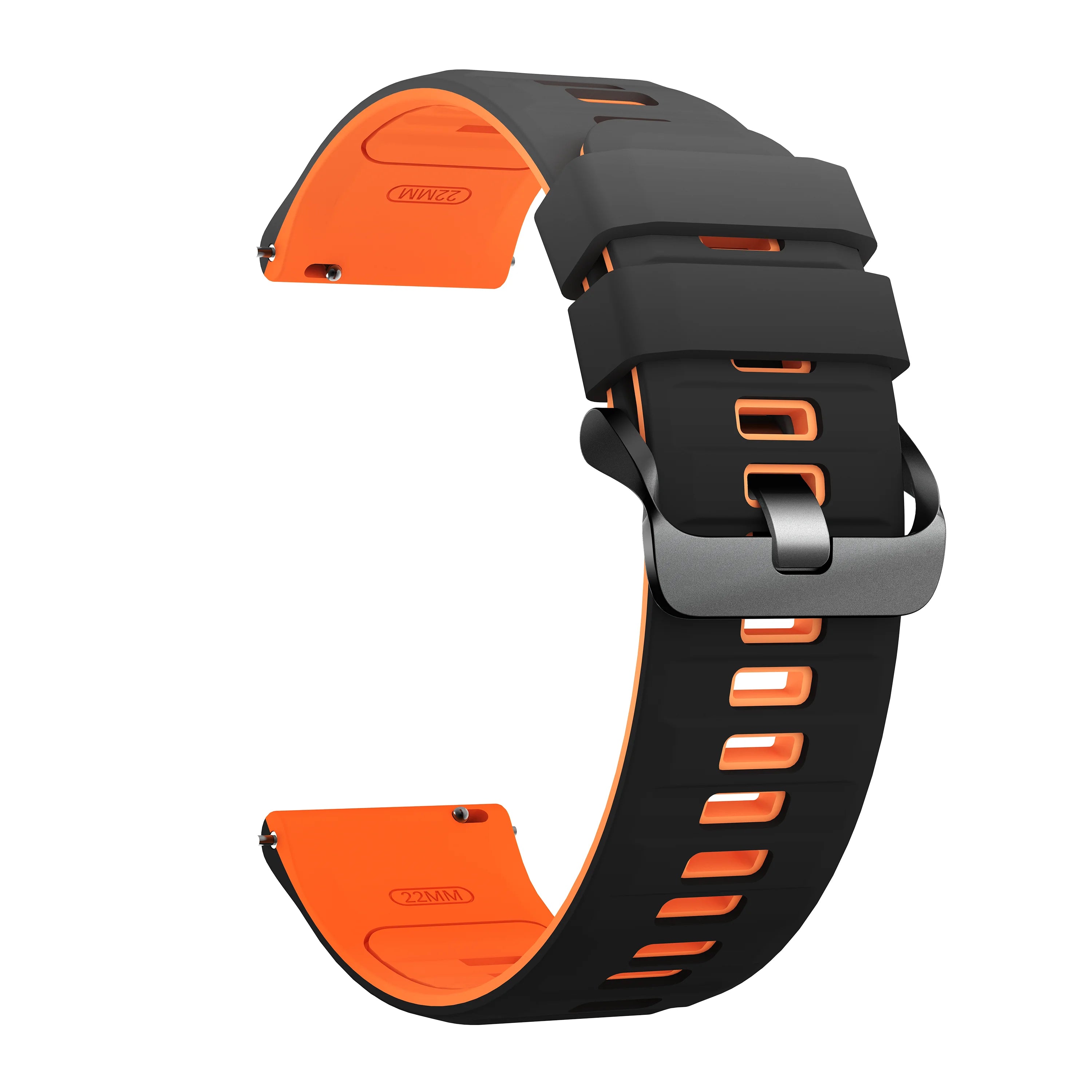 22mm Silicone Strap For OnePlus Watch 3 2 2R Sports Replacement Wristband Bracelet For OPPO Watch 4 Pro X X2 Band Correa Qme Black Orange 22mm Universal