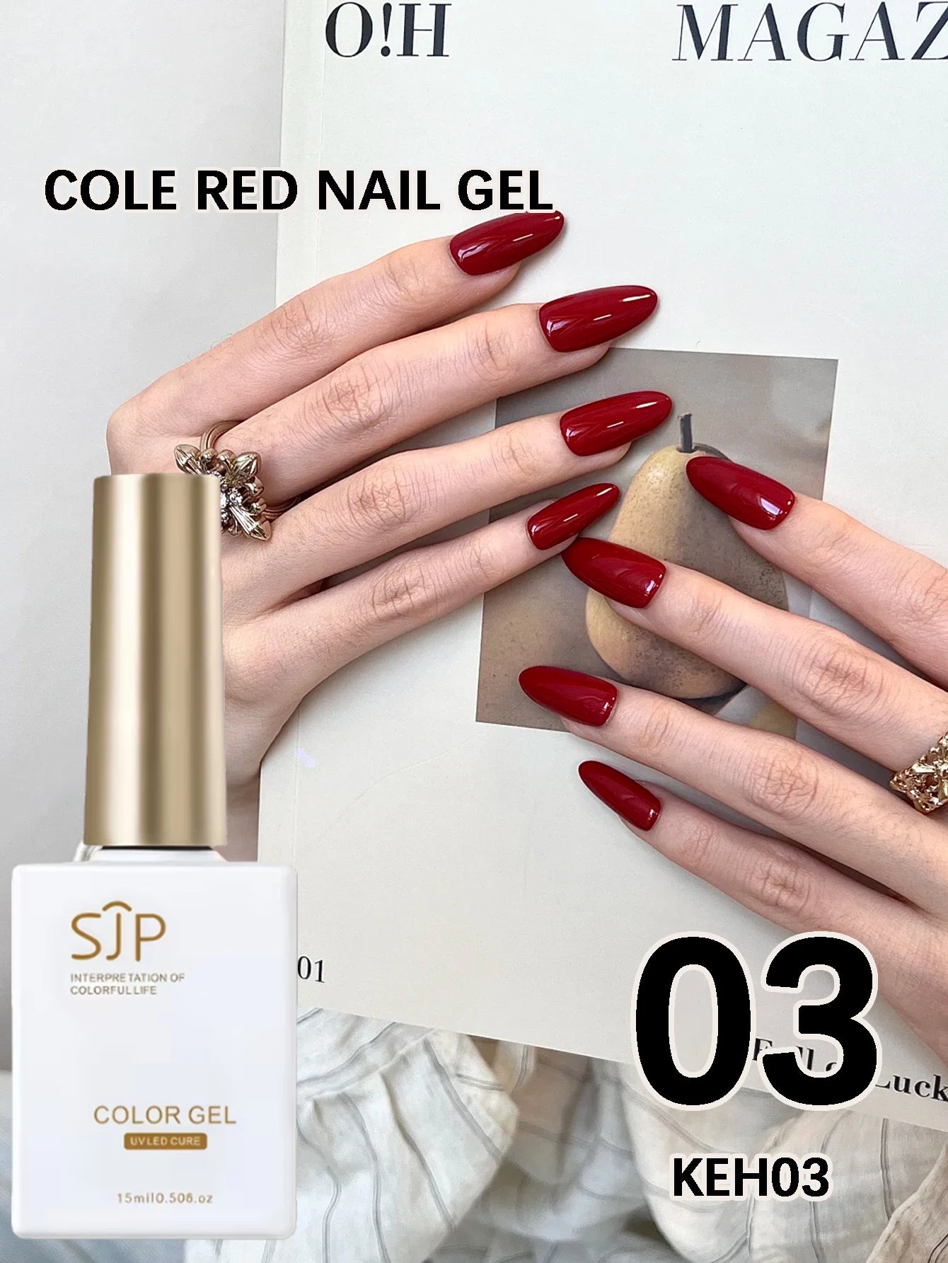Burgundy Series Gel Nail Polish DIY Art Charming Perfect Christmas Qme 03