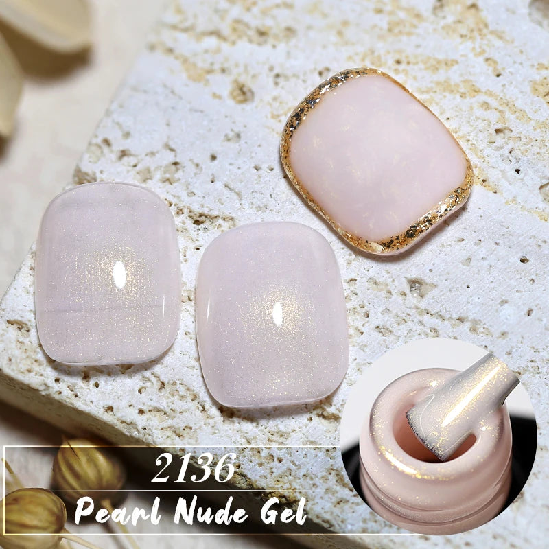 Arte Clavo Nails Gel Pearl Effect UV LED Nail Polish Sparking Varnish Qme 2136