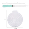 2-in-1 Baking Tool Set Icing Spatula & Circle Pastry Mat for Cake Decorating, Baking Prep Qme 1set