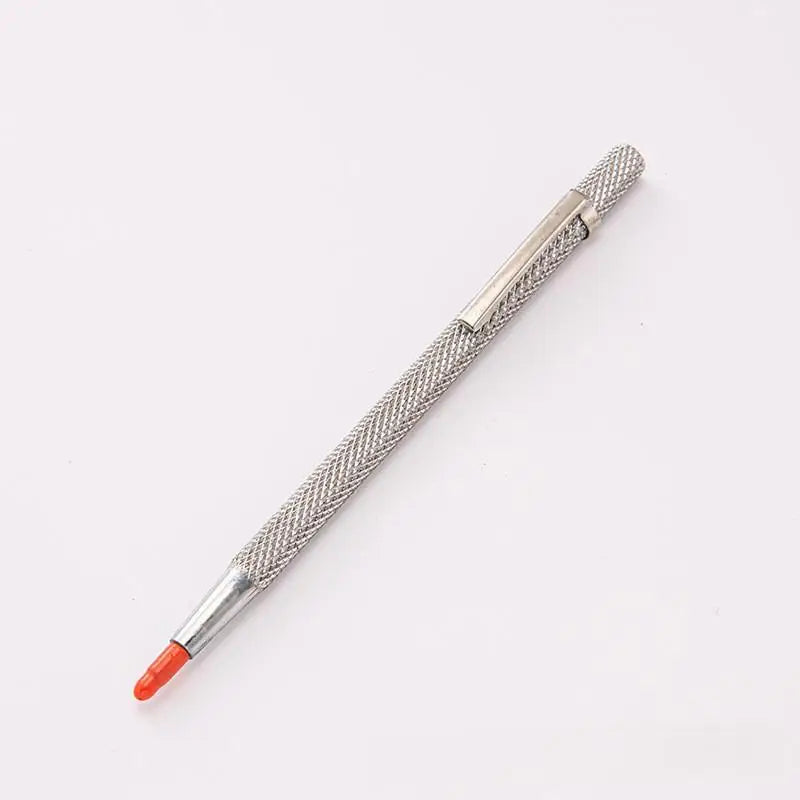 1Pcs Tungsten Steel Alloy Tip Carbide Marker Engraving Pen For Glass Ceramic Metal Wood Engraving Hand Tools Scribing Pen Qme Silver