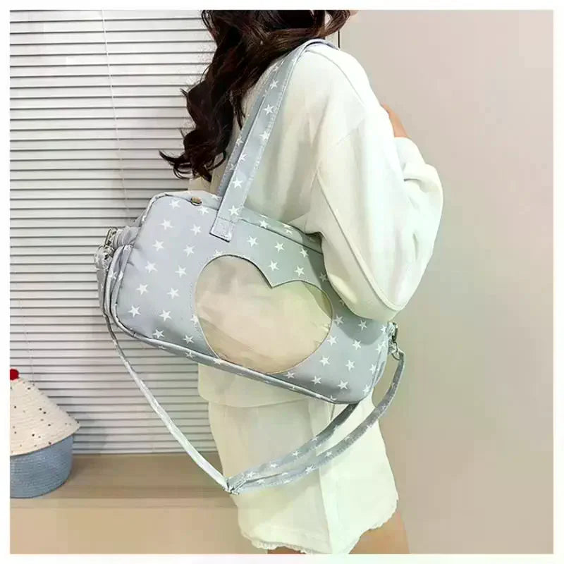 Jk Large Capaci Single Oulder Crossbody Bag For Women Casual Pure Color Leisure Youth Bag Handbag Tote Bags Qme