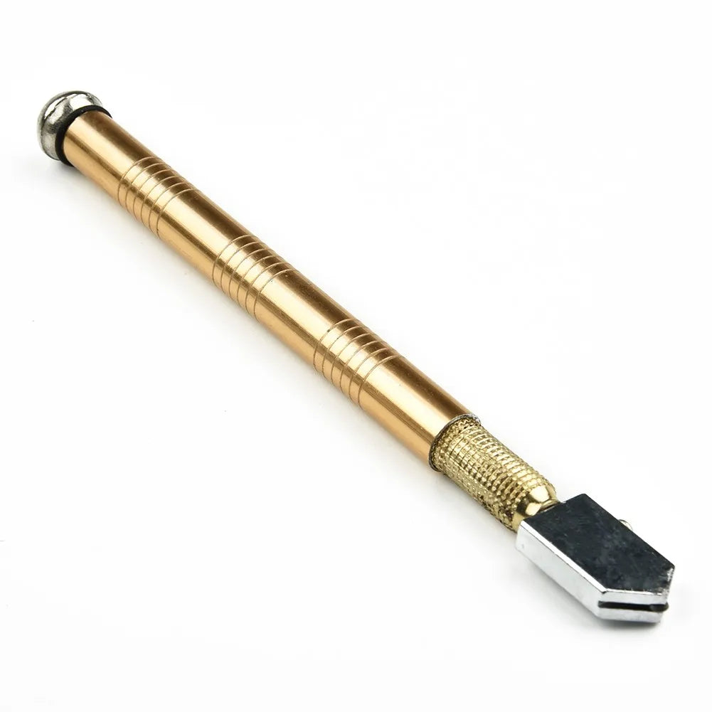 1 PC 175mm Portable Professional Glass Cutter Antislip Handle Glass Cutter Glass Cutter Blade Cutting Tools Qme