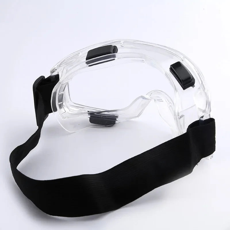 Safety Glasses - Splash-Proof, Dust-Proof & Sand-Proof Goggles, Adjustable Clear Eyewear for Cycling, Skiing and Sports Qme