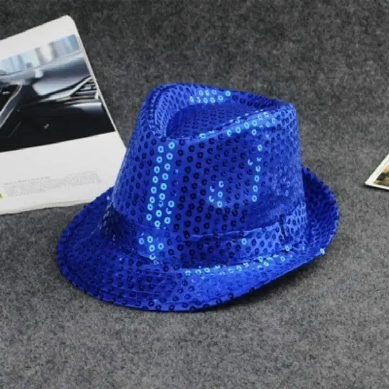 Stage Performance Sequined Hip-hop Hat Children's Day Dance Jazz Men Qme