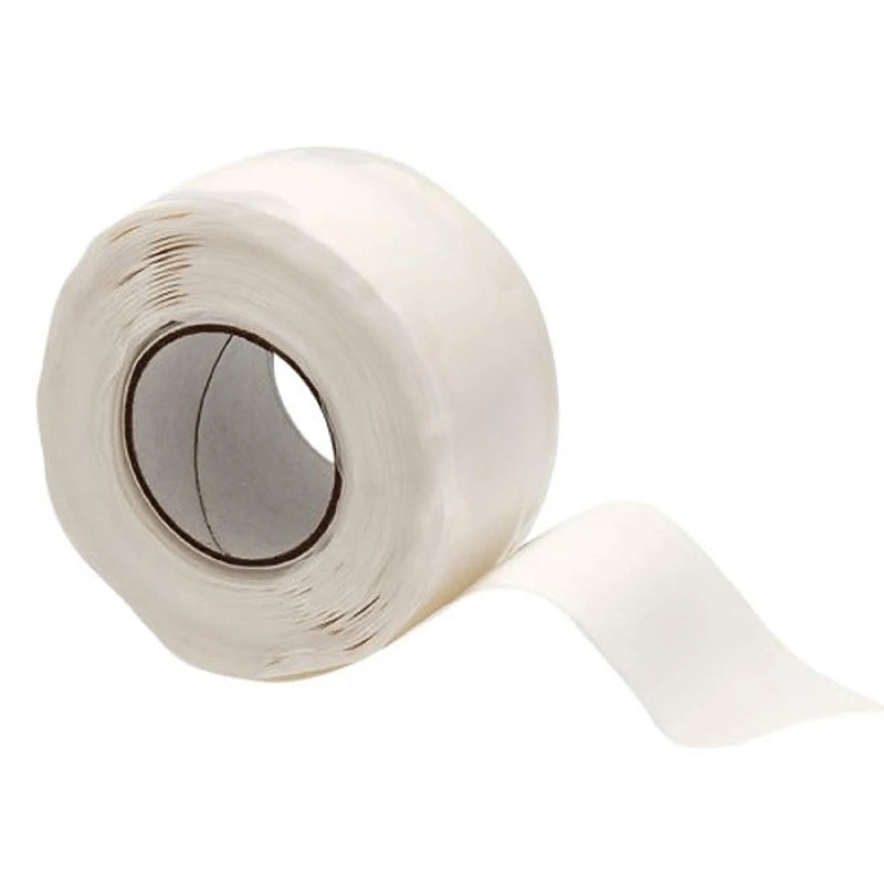 300cm Pipe Stop Leaks Repair Tape Self-Fusing Silicone Rubber Waterproof Insulation Super Strong Adhesive Stretchable Duct Tapes Qme White 3M 25mm|China Mainland