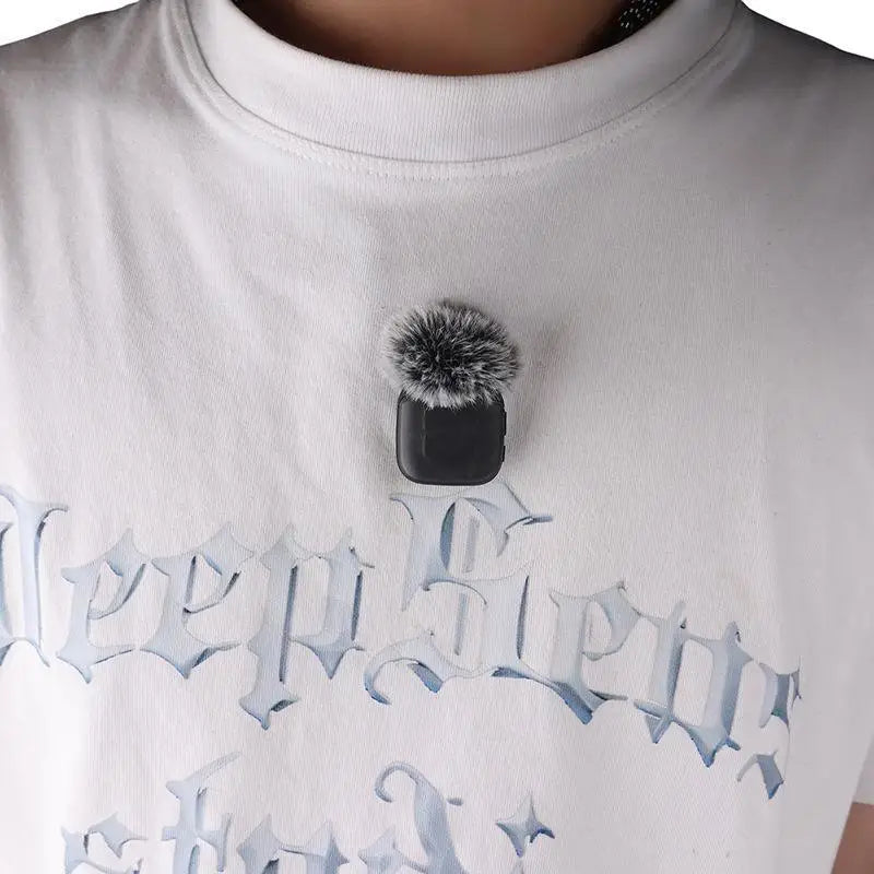 Magnetic Mic Necklace Holder Easy Install Hands-free 2 Microphone Qme
