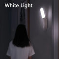 Led Induction Night Light Human Body Lamp USB Rechargeable LED Motion Sensor Aisle Qme White light