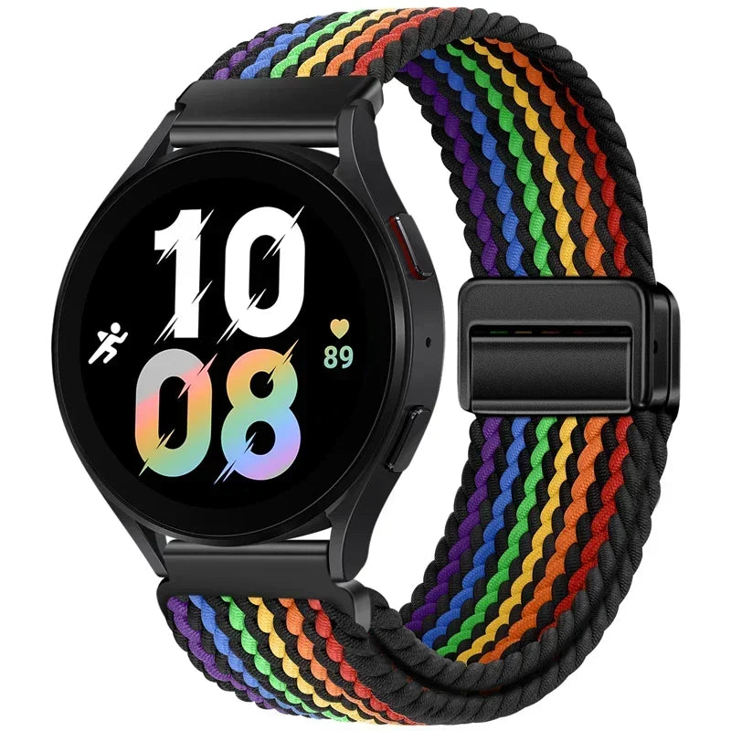 Nylon Strap Huawei Watch 4 GT4 2 3 Amazfit GTR Magnetic Breathable