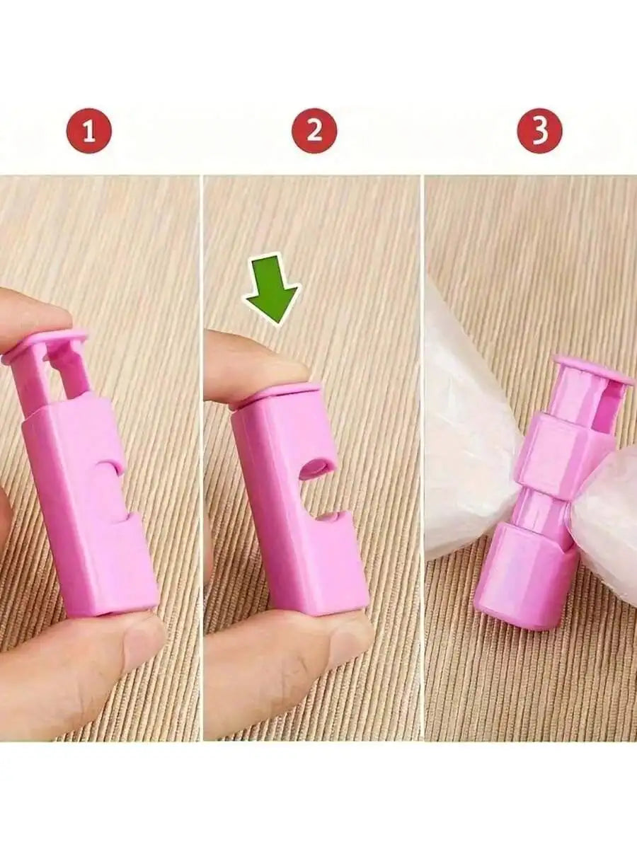 Multifunctional Food Bag Holder Sealing Clip Milk Powder Snack Device Qme