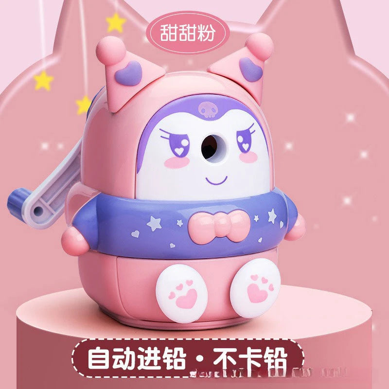 Hello Kitty Kuromi Pencil Sharpener Pencil Sharpener Pencil Sharpener for Students Cartoon Pencil Sharpener Qme 2
