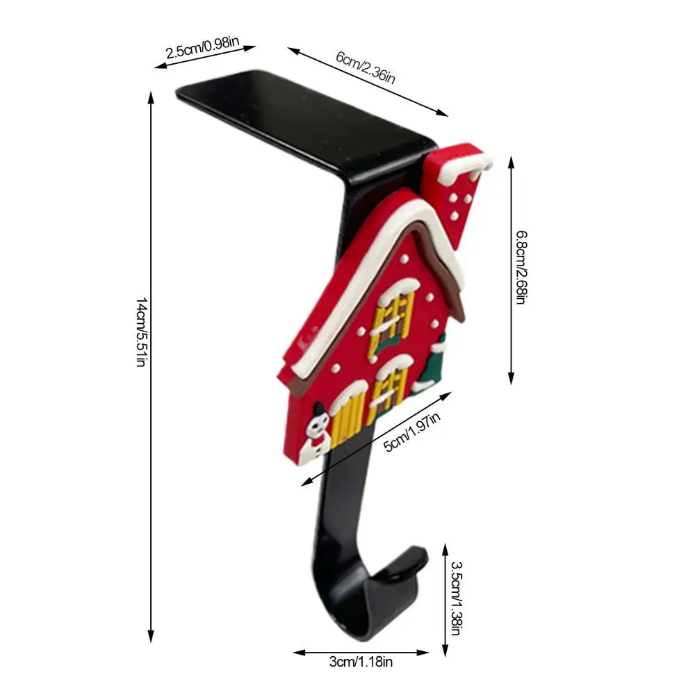 Christmas Stocking Holders Mantle No Drilling Hooks Garland Wreaths Qme A China Mainland