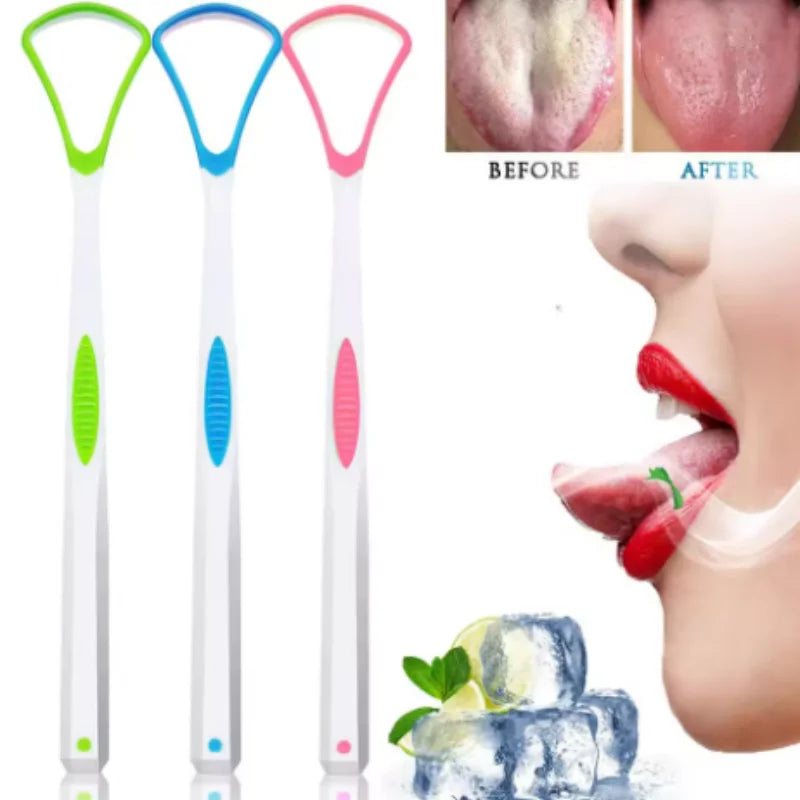 1/5/10/20pcs Grade Tongue Scraper Oral Care Device Removes Thick Coating Food Residue Bad Breath Prevention Tongue Cleaning Qme