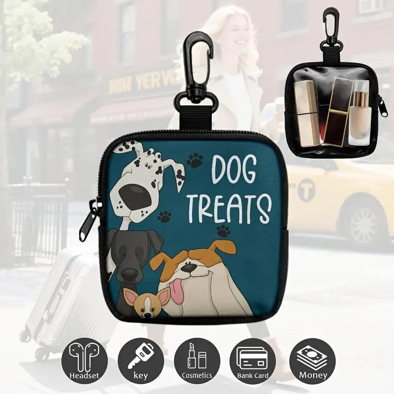 Polyester Dog Supports Pouch Zipper Closure Outdoor Transparent Side Qme