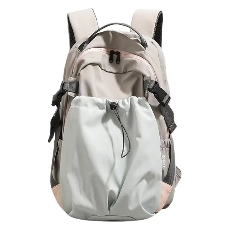 Retro Tooling Large Capacity Backpack Simple Lightweight Travel Qme