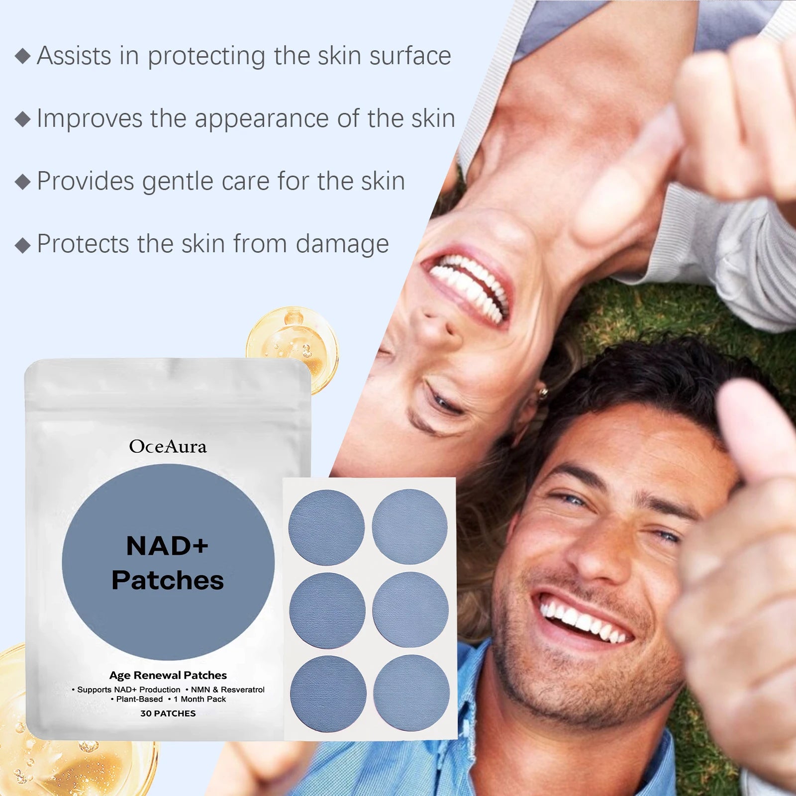Body Care Patches Nourishing Revitalizing Gently Nourishes the Skin Smoothing Portable Stickers Renewal for Women & Men Qme