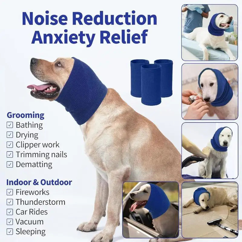 Soundproof Pet Bath Quiet Dry Headsleeve Dog Suppliesdog Grooming Qme