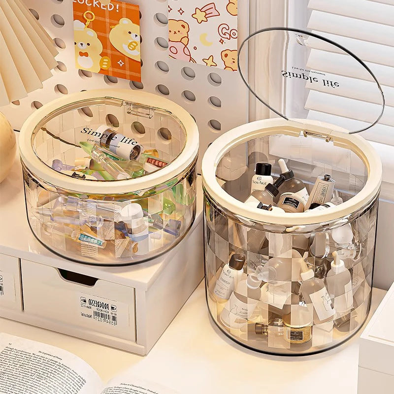 Organizer Storage Box Clear Acrylic Hair Tie Headband Laundry Pods Qme