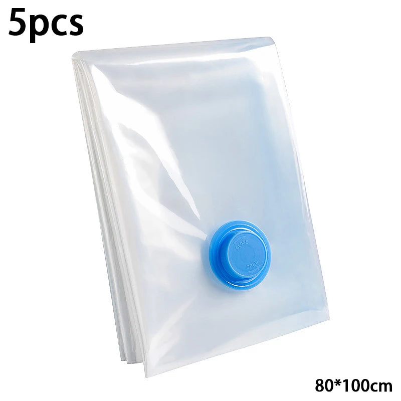 Folding Compressed Space Saving Clothes Storage Big Towel Cloth Qme one size E