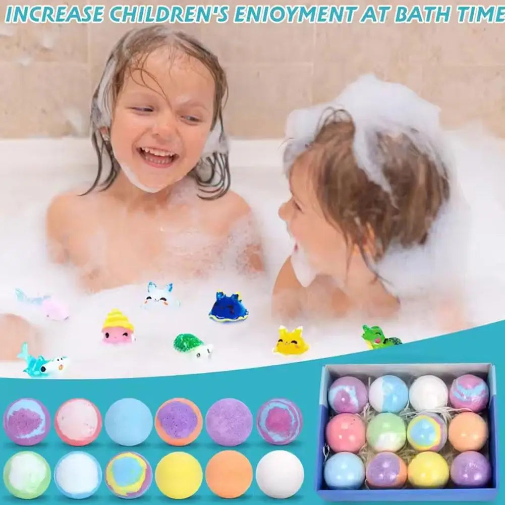 Bath Bombs Surprise Inside Ocean Ball Hidden Toys Changing Spa Easter Qme