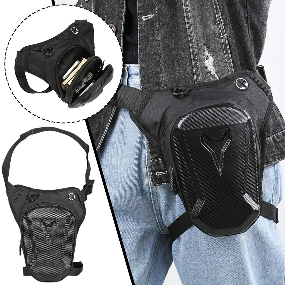 Motorcycle Leg Tank Bag Waterproof Waist Pack Crossbody Rider Biker Drop Thigh Motocross Moto Gear Men Women Qme