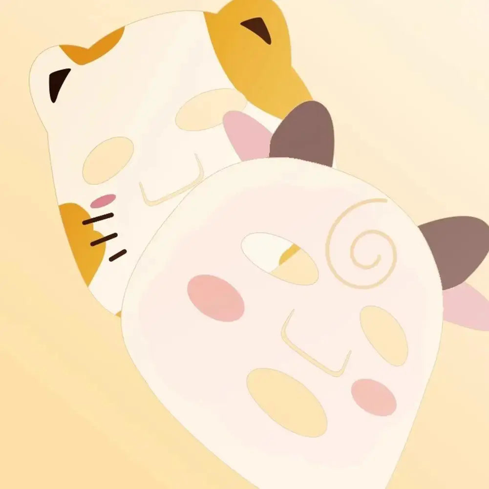 Animal Spa Masks Kids Facial Mask Gentle Hydrating Moisturizing Qme