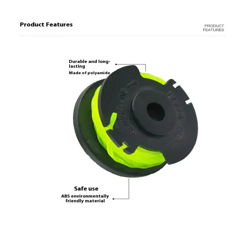 String Trimmer Spool Replacement For Auto Feed Cordless Weed Eater Spool Line Qme
