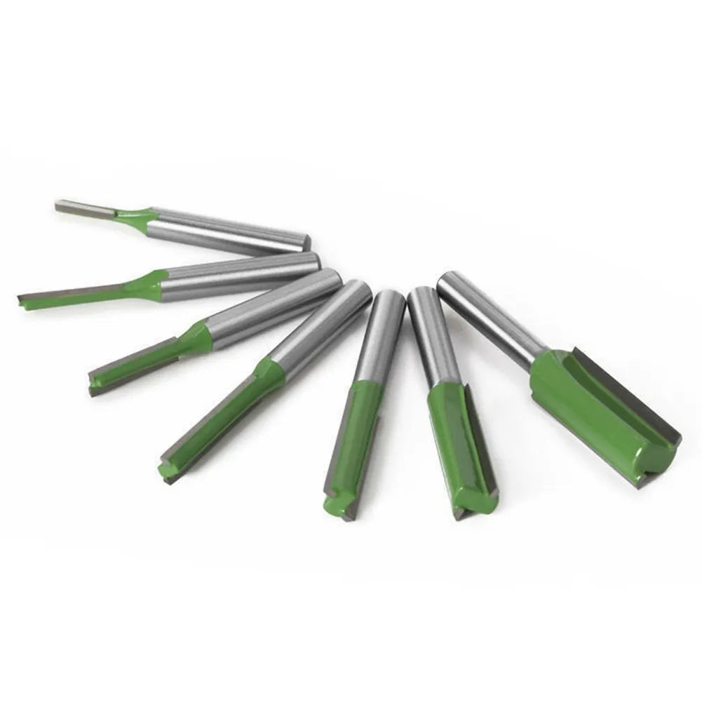 6MM Router Bits Shank 3 4 5 6 8 10 12mm Blade Diameter Double Flute Bit For Woodworking Milling Cutter Tool Qme