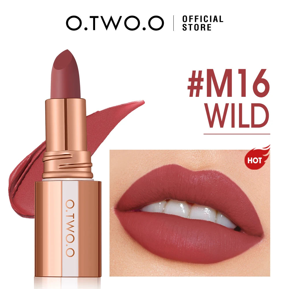 O TWO Lipstick Lip Tint Matte Long Lasting Waterproof Velvet Not Qme