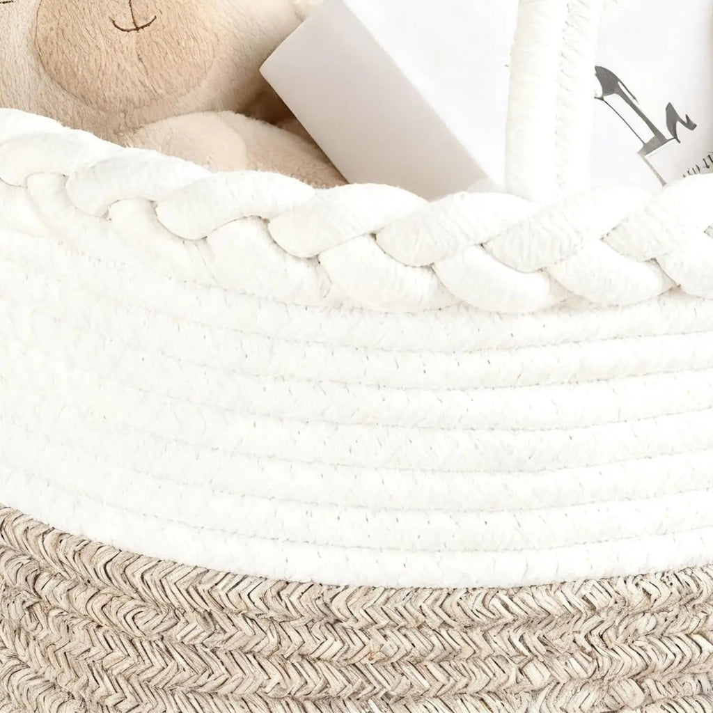 Stair Basket Foldable Woven Large Capacity Step Organizers Staircase Dirty Clothes Basket For Tools Office Apartment Household Qme