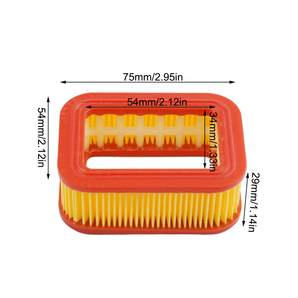 For 5200 5800 52/58CC Chainsaw Paper Air Filter Kit Garden Chainsaws Replacement Parts Accessories Garden Tools Qme