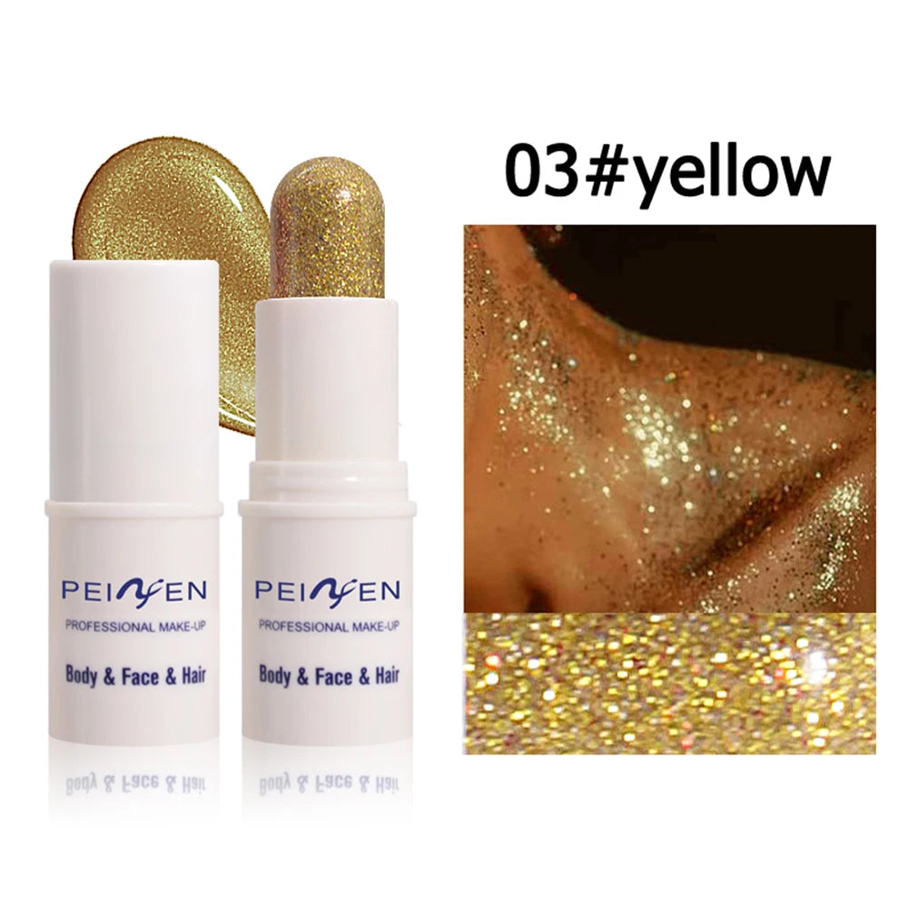 Multi Functional Makeup Stick Durable Waterproof Formula Gloss Qme 03 yellow