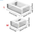 Drawer Storage Box Under Table Hidden Self-Adhesive Drawer Type Organizer Cabinet Office Desk Cosmetics Stationery Storage Rack Qme L