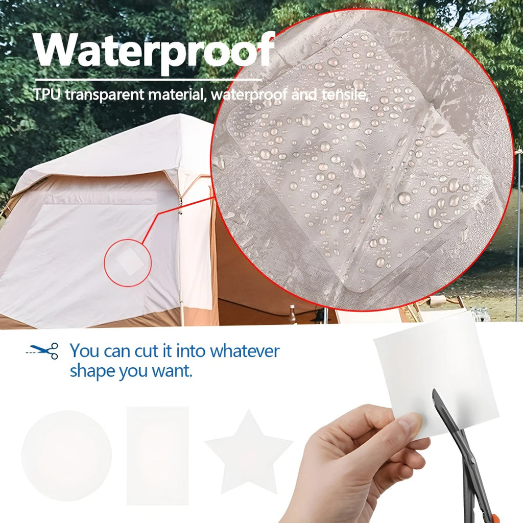 TPU Repair Air Leakage Tape Transparent Repair Patch Inflatable Product Repair Patch Inflatable Swimming Circle Repair Tape Qme
