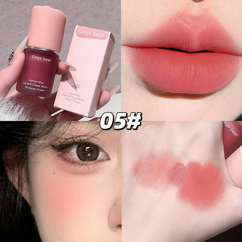 Gege Bear Smooth Multi-purpose Cream Expansion Cheek Blush Not Easy Qme GX1502-5