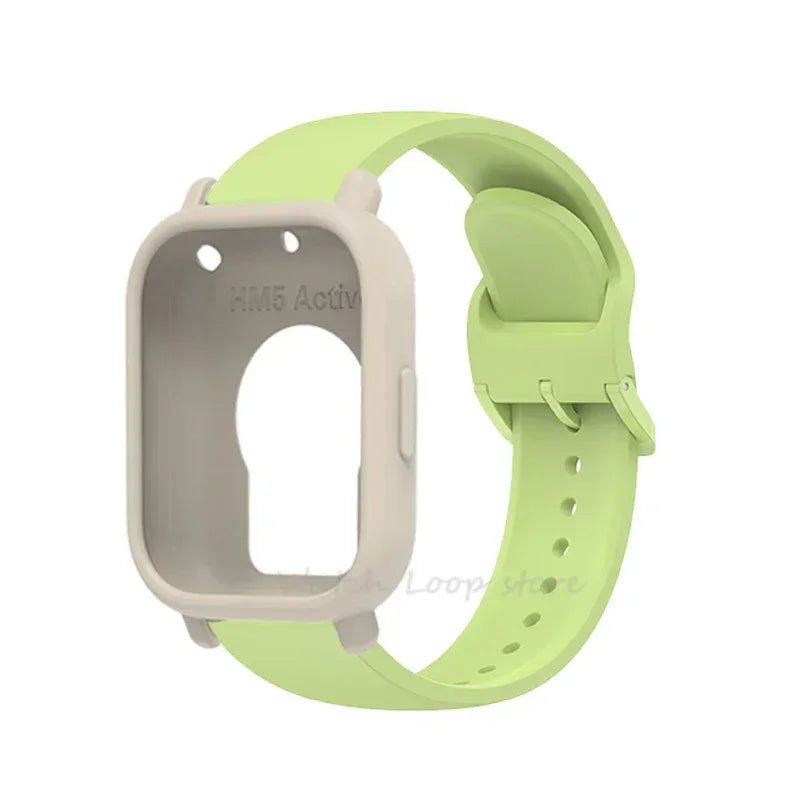 Silicone Case Strap Redmi Watch 5 Lite Active Repacement Bracelet