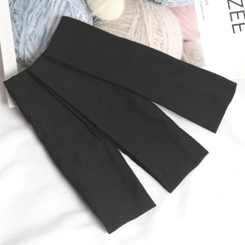 3PCS Elastic Hair Sweatband for Men Women Sport Hairbands Head Band Yoga Headbands Headwear Headwrap Workout Hair Accessories Qme A4