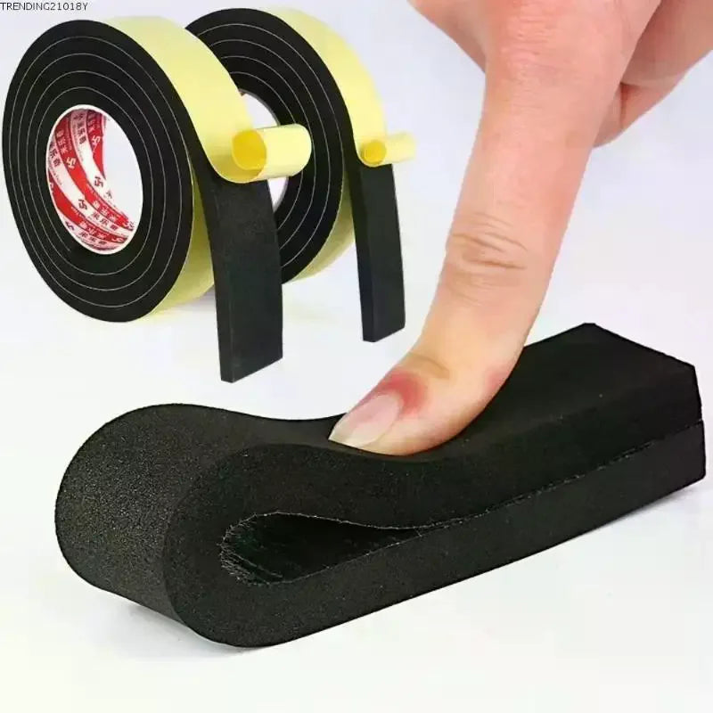 EVA Single Sided Foam Tape Multiple Thickness High Adhesion Shock Absorption Sealing Noise Reduction Home Use DIY Craft Mounting Qme