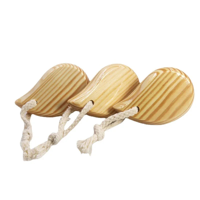 Facial Cleansing Brush Wooden Handle Soft Bristle Face Cleaning Qme