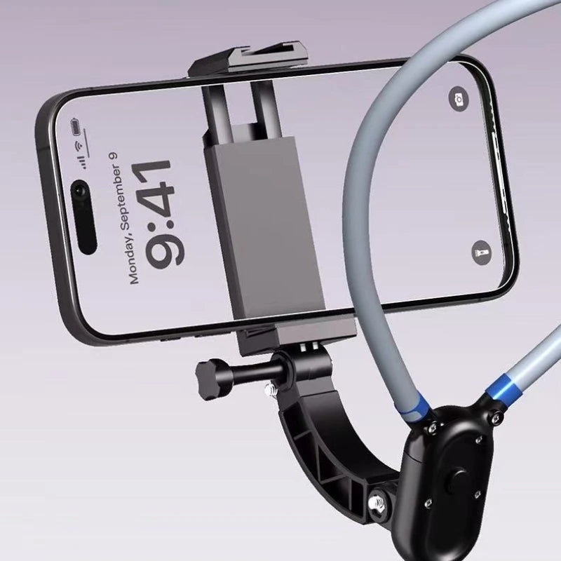 Stay Hands-free Magnetic Collar-style Neck Strap Phone Holder Strong Qme
