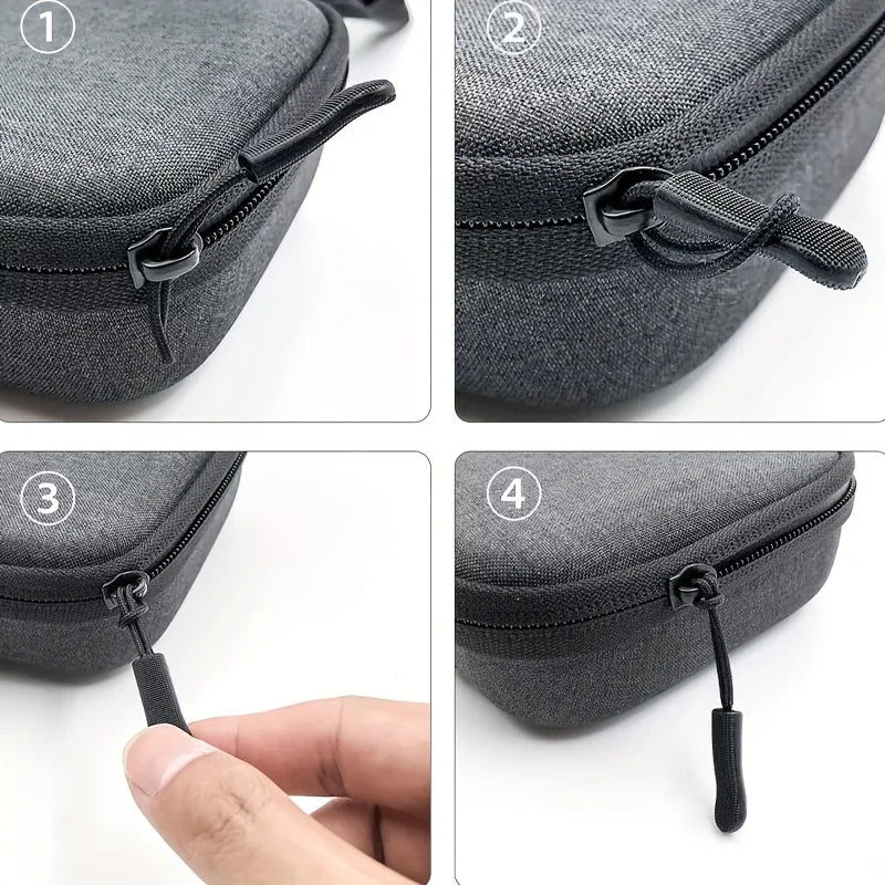 20pcs Replacement Zipper Pulls Black Zipper Pull Cord Extender For Backpacks, Jackets, Luggage, Purses, Handbags Qme