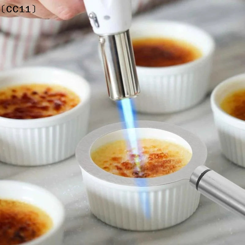Professional Stainless Steel Brulee Rings Milk Tea Cups Baking Tools Qme