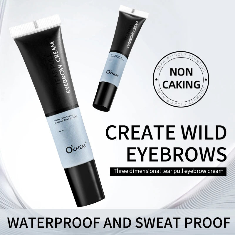 Tear Off Eyebrow Dye Lightweight Smooth Natural Rendering Waterproof Qme
