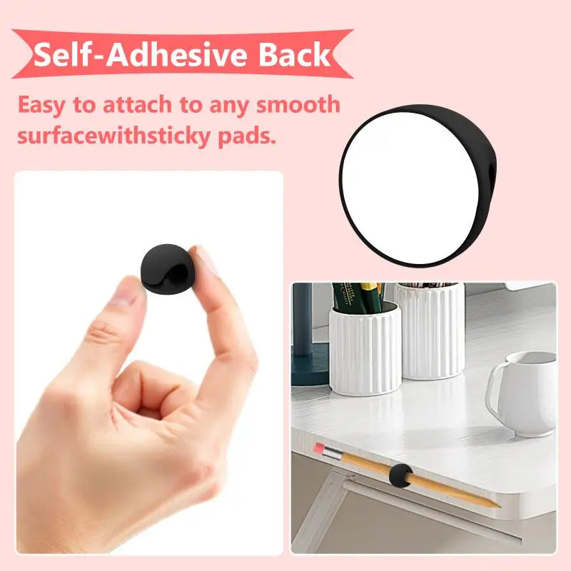 Self-adhesive Silicone Pen Holder Anti-slip Anti-loss Organizer Qme